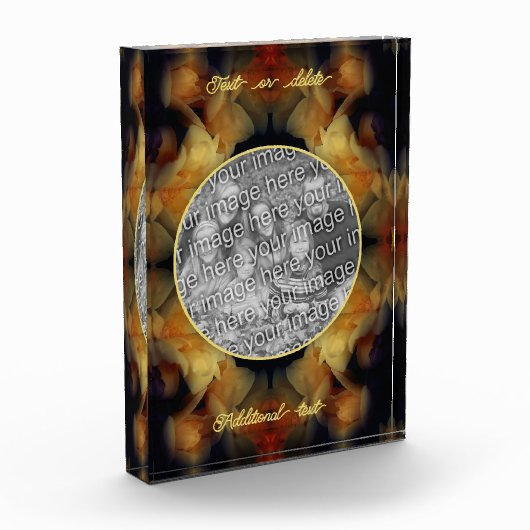 Yellow Rose Flowers Creëer Uw Eigen Fotoblokken (Links)