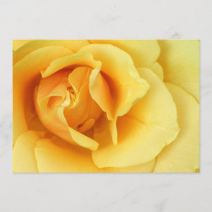 Yellow Rose Invitation Kaart