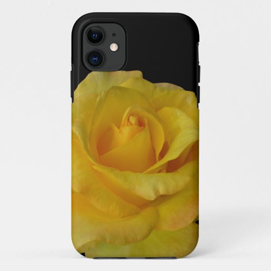 Yellow Rose iPhone 5 Coque Sunny Rose coques iphon (Dos)