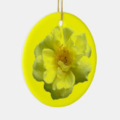 Yellow Rose kerst Ornament (Rechts)