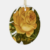 Yellow Rose Love Ornament (Rechts)