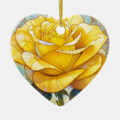Yellow Rose Memorial  Keramisch Ornament (Voorkant)