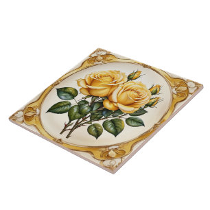 Yellow Rose Modern Mooi Collectie Tegeltje
