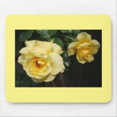 Yellow Rose Mousepad Muismat (Voorkant)