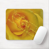 Yellow Rose Mousepad Persoonlijk Roos Mousepad Muismat (Met muis)