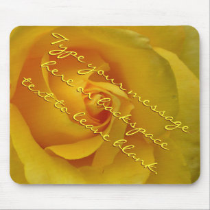 Yellow Rose Mousepad Persoonlijk Roos Mousepad Muismat