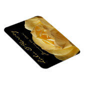 Yellow Rose Personal Wedding Magneet (Rechterzijde)