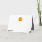 Yellow Rose Photo Pattern | Grijs Feestdagen Kaart (Achterkant)