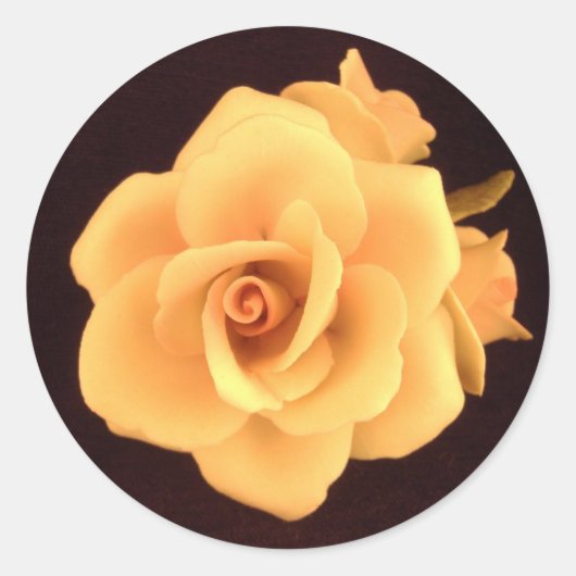 Yellow Rose Sticker (Voorkant)