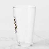 Yellow Rose Sugar Skull Glas (Links)