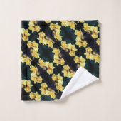 Yellow Rose Trio Motif Abstrait (Gant de toilette)