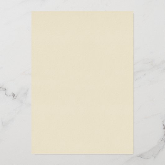 Yellow Rose Tropical Leaves 50th Birthday Gold Folie Uitnodiging (Achterkant)