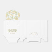 Yellow Rose Wedding Bedankdoosjes (Uitgevouwen)