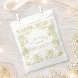 Yellow Rose Wedding Bedankzakje