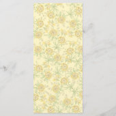 Yellow Rose Wedding Menus (Dos)