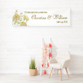 Yellow Rose Wedding Spandoek (Insitu)