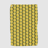 Yellow Rosebud Golfhanddoek (Voorkant)