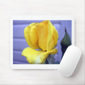 Yellow Rosebud Muismat (Met muis)