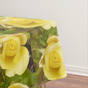 Yellow Rosebud Tafelkleed