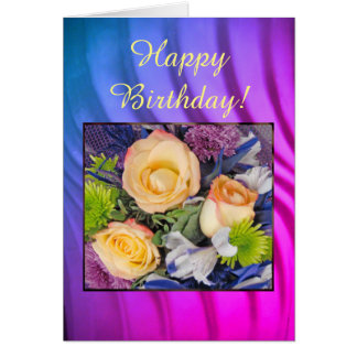 Yellow Roses 2 - Verjaardag Kaart