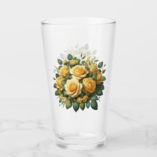 Yellow Roses Drinkware Tumbler (Voorkant)