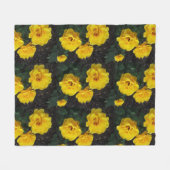 YELLOW ROSES fleece (Voorkant (Horizontaal))