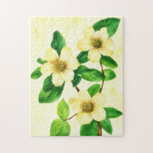 Yellow Roses Flower  stijl Art Puzzel