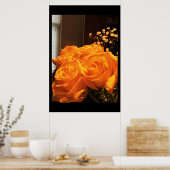 Yellow Roses Foto Poster (Keuken)