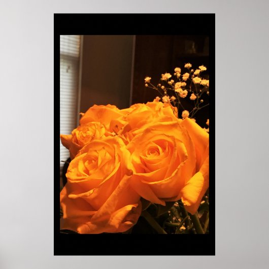 Yellow Roses Foto Poster (Voorkant)