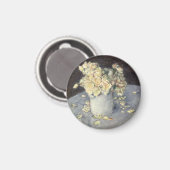 Yellow Roses in a Vase van Caillebott Impressionis Magneet (Voorkant / Achterkant)