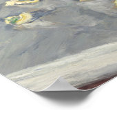 Yellow Roses in a Vase van Caillebott Impressionis Poster (Hoek)