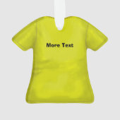 Yellow Roses Nurse medische scrubs ornament (achterkant)