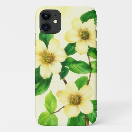 Yellow Roses  stijl Art Phone Case (Achterkant)