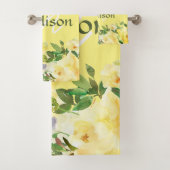 Yellow Roses tendance Girly Monogramme (En situation)