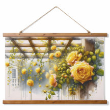 Yellow Roses Waterverf Garden