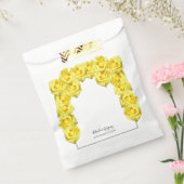 Yellow Roses Wedding Bedankzakje (Gezegeld)