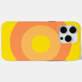 Yellow Round Apple iPhone 15 Pro Max Coque (Verso (horizontal))