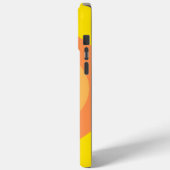 Yellow Round Apple iPhone 15 Pro Max Coque (Verso / Gauche)