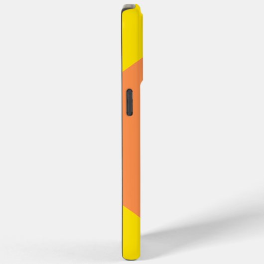 Yellow Round Apple iPhone 15 Pro Max Coque (Verso / Droite)