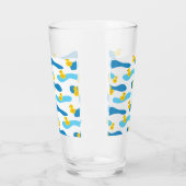 Yellow Rubber Duck Pattern Glas (Links)