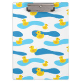 Yellow Rubber Duck Pattern Klembord (Voorkant)