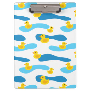 Yellow Rubber Duck Pattern Klembord