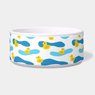 Yellow Rubber Duck Pattern Voerbakje