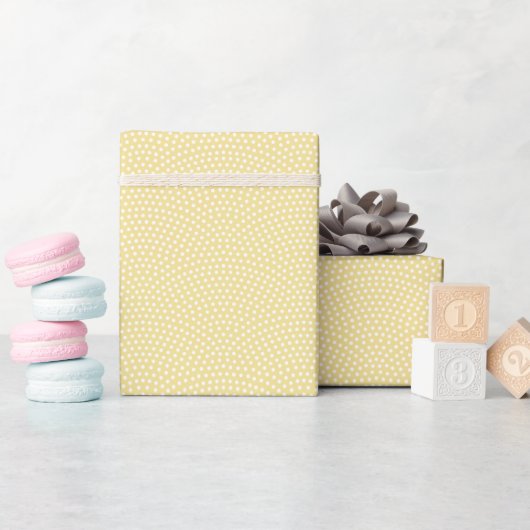 Yellow Same Komon Cadeaupapier (Baby Shower)