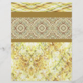 Yellow Sampler Bulk Scrapbook Paper Pages Flyer (Achterkant)