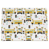 Yellow School Bus Kids Birthday Party Groot Cadeauzakje (Voorkant)