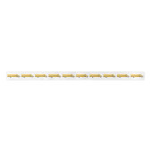 Yellow School Bus Pattern Lint (Voorkant)