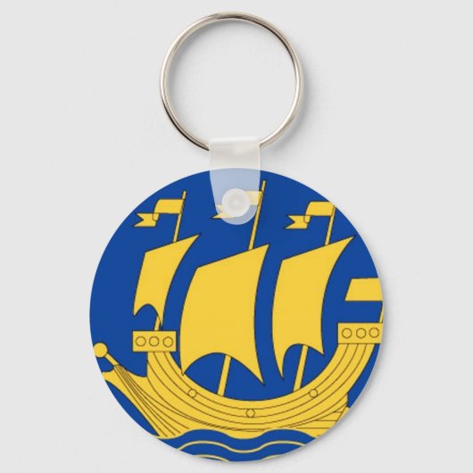 Yellow Ship Sleutelhanger (Voorkant)