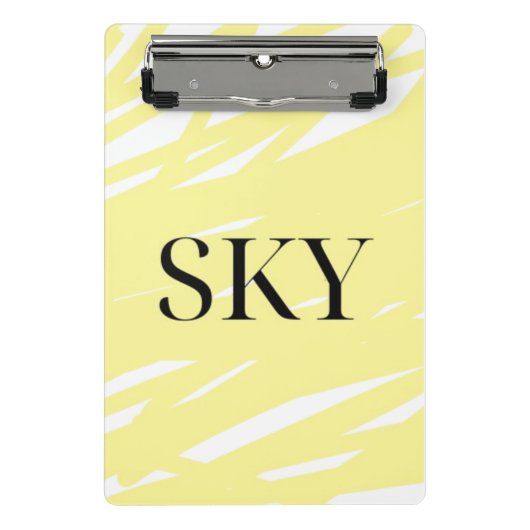 Yellow Sky Clipboards Mini Klembord (Voorkant)