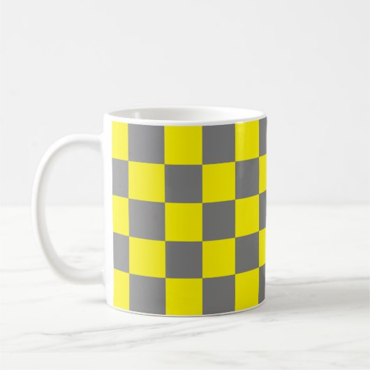 Yellow & Slate Coffee Mug Koffiemok (Links)